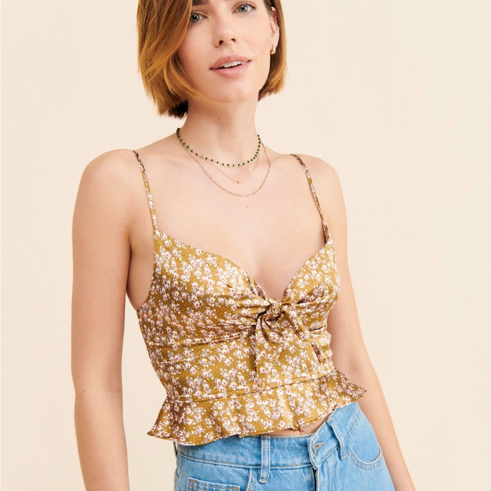Dress Forum - sweetheart floral cami